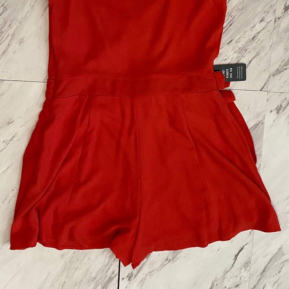 **Brand New** Express Romper Dress w/tie waist - Picture 9 of 9